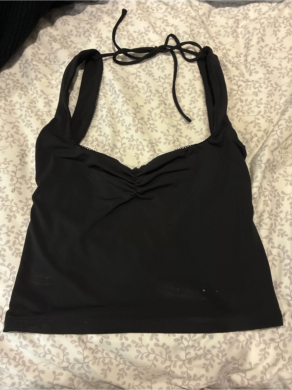 Garage tank top with open back